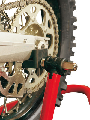 Adapter gumowy Bike Lift SBG-10 do podnośnika RS-17 czerwono-czarny