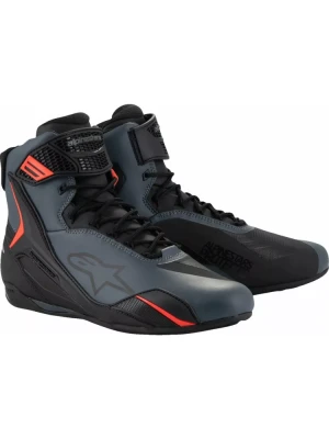 Buty motocyklowe Alpinestars Faster-4 czarno-szaro-czerwone