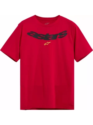 Koszulka z krótkim rękawem Alpinestars Elliptic CSF czerwona