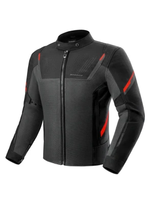 Kurtka motocyklowa tekstylna Shima Rush 3.0 Air G2 szaro-czerwona