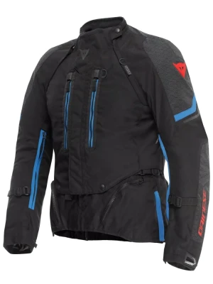 Kurtka motocyklowa tekstylna Dainese Super Adventure Absoluteshell czarno-niebieska