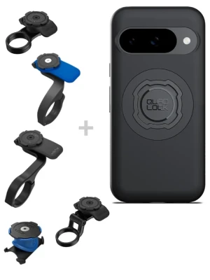 Zestaw rowerowy: etui MAG na telefon Google Pixel 10/10 Pro (magnetyczne) + mocowanie Quad Lock