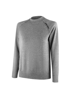 Bluza termoaktywna dresowa damska Brubeck Outdoor Merino szara