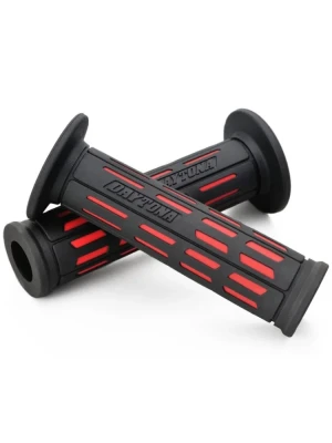 Manetki Daytona Products GrippyGrip GGD-Tapered-SP do kierownic o średnicy 22,2 [mm] czarno-czerwone