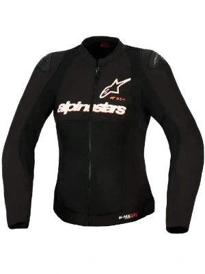 Kurtka motocyklowa damska tekstylna Alpinestars Stella SMX Air czarno-biało-czerwona