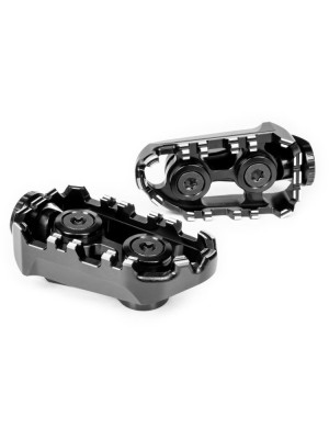 Podnóżki GILLES Tech-X Enduro UF-35 Suzuki DL 1050 V-Strom/ XT (20-)/ Black Edition (24)/ Travel Edition (24) czarne