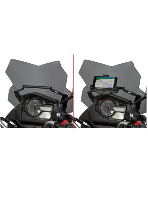 Poprzeczka Kappa do montażu uchwytu na smartfon/GPS Suzuki DL 650 V-Strom (17-24)