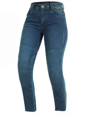 Jeansy motocyklowe damskie Trilobite Uptown niebieskie