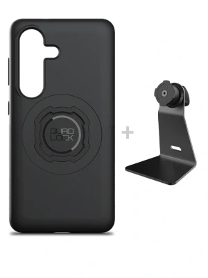 Zestaw na biurko: etui MAG na telefon Samsung Galaxy S26 (magnetyczne) oraz uchwyt Quad Lock