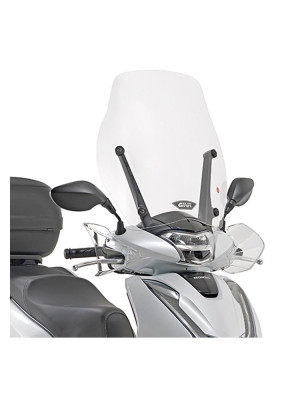 Szyba przezroczysta GIVI pasująca do oryginalnych mocowań do Honda SH 125i-150i (17-19)