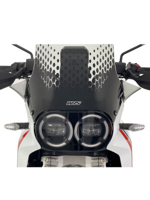 Deflektory motocyklowe WRS do szyby Ducati Desert X 937/ Rally (22-25) przyciemniane