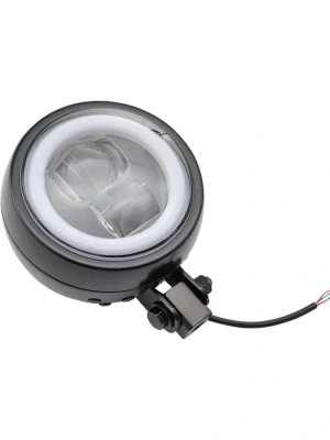 Reflektor przedni Daytona Capsule120 LED dolne mocowanie, czarny [120mm]