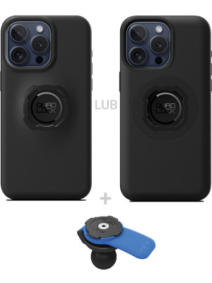 Zestaw: etui na telefon iPhone 16 Pro Max + uchwyt kulowy Quad Lock