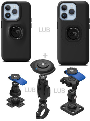 Zestaw 360 Quad Lock: etui na telefon iPhone 14 Pro + wybrane komponenty