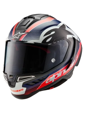 Kask integralny Alpinestars Supertech R10 Team czarno-czerwono-biały