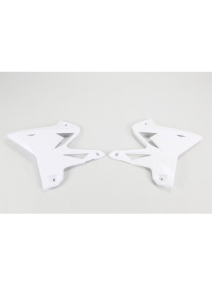 Osłony chłodnicy UFO do Yamahy YZ 125/250 (02-14) białe