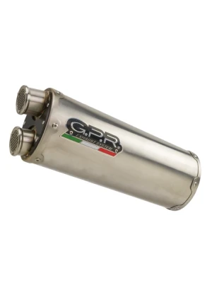 Tłumik motocyklowy G.P.R Dual Titanium CF Moto 800 MT Touring (22-24) E5 tytanowy [z homologacją]