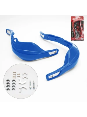 Handbary BikeTec uniwersalne [mocowania 22mm i 28mm] niebieskie