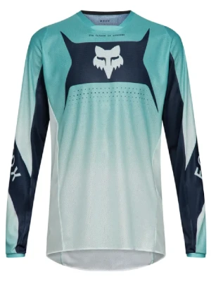 Bluza enduro Fox 180 Air Taper czarno-biało-niebieska