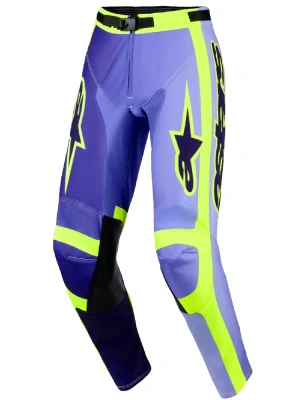 Spodnie cross Alpinestars MX Racer Portl czarno-niebieskie-fluo
