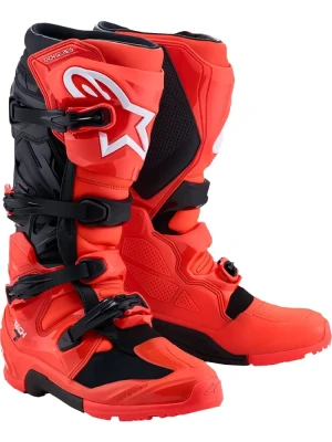 Buty enduro Alpinestars MX Tech 7 Enduro czerwono-czarne