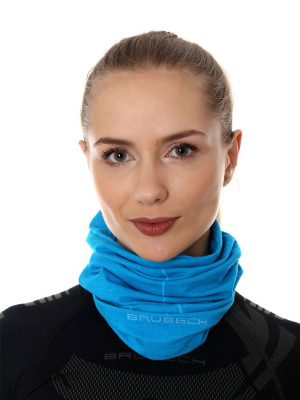 Komin unisex Brubeck Merino błękitny