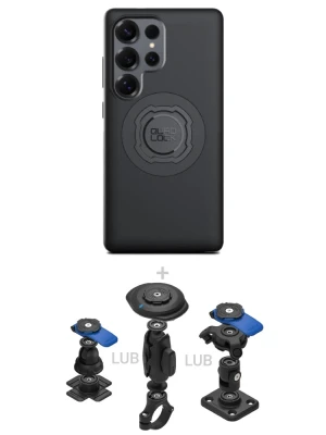 Zestaw 360 Quad Lock: etui MAG na telefon Samsung Galaxy S25 Ultra (magnetyczne) + wybrane komponenty