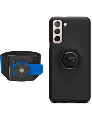 Etui na telefon Samsung Galaxy S21 oraz sportowa opaska Quad Lock