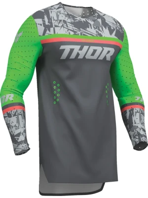 Bluza enduro Thor Sportmode Punkd szaro-zielona