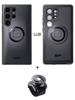 Zestaw: etui na telefon Samsung Galaxy S24 Ultra + uchwyt na rzep SPC+ SP Connect