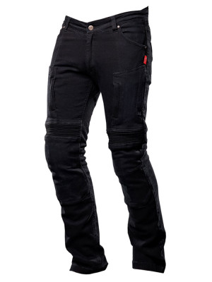 Jeansy motocyklowe 4SR Club Sport SKY czarne