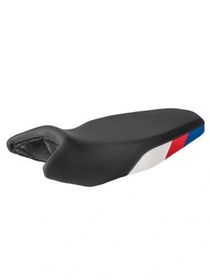 Siedzenie motocyklowe Touratech Fresh Touch Rider BMW F 900 GS czarno-czerwono-niebieskie [wersja: low]