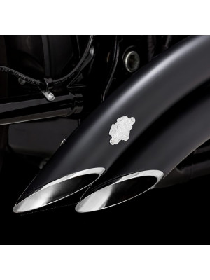 Pełny układ wydechowy Vance & Hines Big Radius do wybranych modeli Harleya Davidsona Czarny Mat