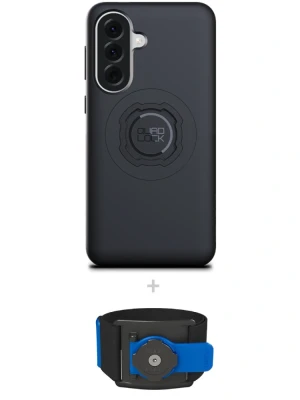 Zestaw do biegania: etui MAG na telefon Samsung Galaxy A57 (magnetyczne) + opaska sportowa Quad Lock