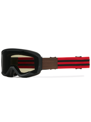 Gogle motocyklowe iMX Endurance Rust czerwono-czarne matowe