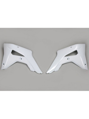 Osłony chłodnicy UFO do Hondy CRF 250RX (19-21), CRF 450RX (17-20) białe