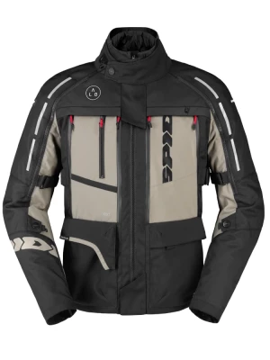 Kurtka motocyklowa tekstylna Spidi 4 Season V3 czarno-brązowa
