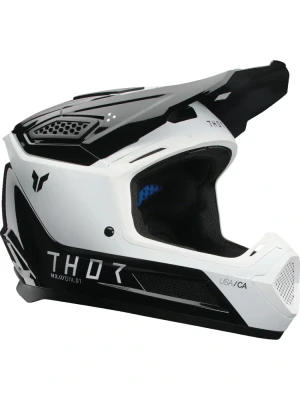 Kask enduro Thor Fleet biało-czarny