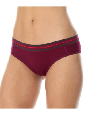 Majtki damskie hipster Brubeck Active Wool śliwkowe