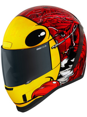 Kask integralny Icon Airform MIPS Brozak czerwony