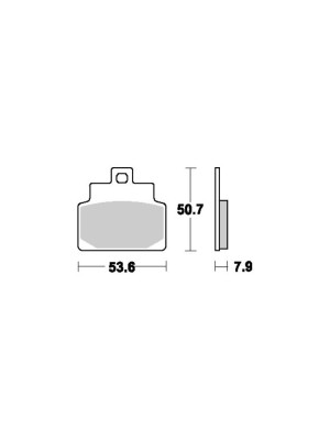 Klocki hamulcowe [przód] SBS 153 CT