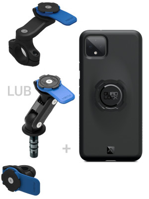 Zestaw na motocykl: etui na telefon Google Pixel 4 + mocowanie Quad Lock