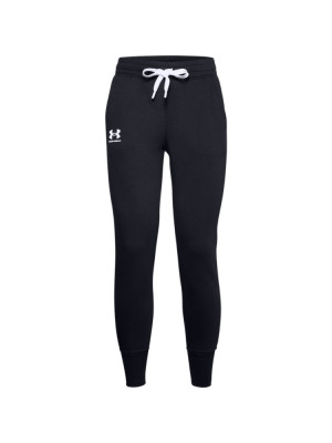 Spodnie damskie UNDER ARMOUR Rival Fleece Joggers czarne