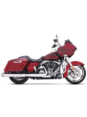 Tłumiki motocyklowe Rinehart Racing 4.5" Duals do wybranych modeli Harley Davidson Touring 117" chromowane [z homologacją]