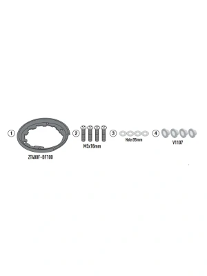 Mocowanie do tankbagów Kappa Tanklock KTM 990 Duke/ R (24-)