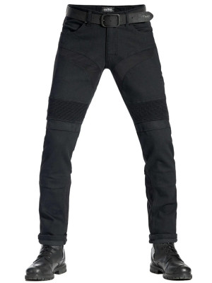 Jeansy motocyklowe Pando Moto Karldo Slim czarne