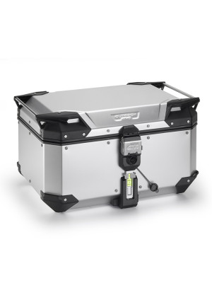 Kufer centralny GIVI Monokey Trekker Outback EVO SMART 58 aluminiowy, anodowany [bez wkładki SLR; pojemność: 58l]