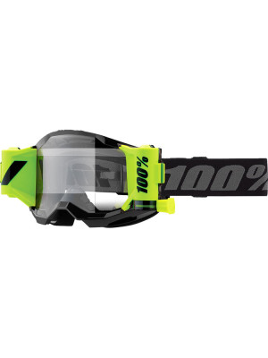 Gogle motocyklowe 100% Strata 2 Forecast czarno-białe