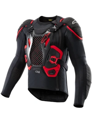 Zbroja motocyklowa Alpinestars z systemem Tech-Air Off-Road czarno-czerwona