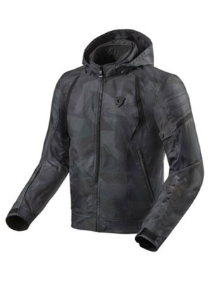 Kurtka motocyklowa tekstylna REV’IT! Flare 2 H2O czarno-szara